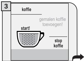 SAECO TALEA TOUCH - DOE PER KEER EEN MAATLEPEL VOORGEMALEN KOFFIE IN HET VAKJE. HET IS NIET MOGELIJK OM TEGELIKERTIJD TWEE KOPJES TE SCHENKEN. - 3