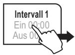 SAECO TALEA TOUCH - Einstellung eines Einsatzintervalls - 1