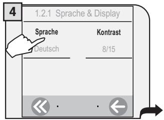 SAECO TALEA TOUCH - DIE SPRACHE EINSTELLLEN - 4