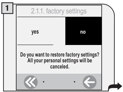 SAECO TALEA TOUCH - FACTORY SETTINGS - 2