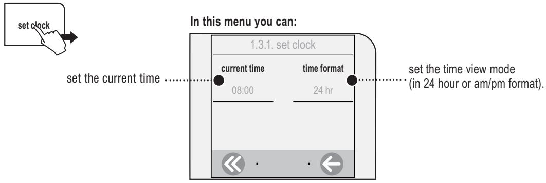 SAECO TALEA TOUCH - SET CLOCK - 1