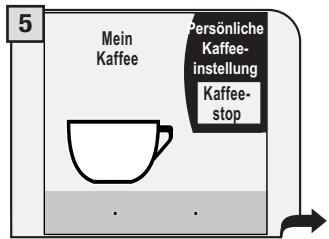 SAECO TALEA TOUCH - PROGRAMMIERUNG ESPRESSO / KAFFEE / GROSSER KAFFEE - 4