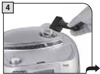 SAECO TALEA TOUCH - INSERT ONLY ONE SCOOP OF GROUND COFFEE AT A TIME. TWO CUPS OF COFFEE CANNOT BE DISPENSED AT THE SAME TIME. - 4