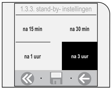 SAECO TALEA TOUCH - STAND-BY INSTELLING - 2