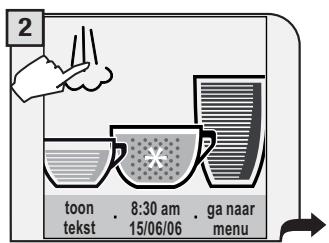 SAECO TALEA TOUCH - AFGIFTE VAN STOOM - 3