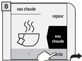 SAECO TALEA TOUCH - DISTRIBUTION D'EAU CHAUBE - 9