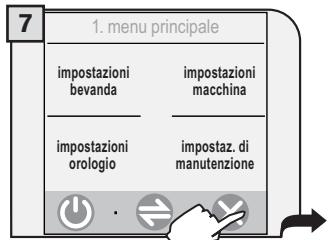 SAECO TALEA TOUCH - IMPOSTARE LA LINGUA - 7