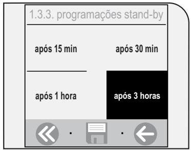 SAECO TALEA TOUCH - PROGRAMAÇÖES STAND-BY - 2