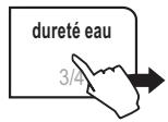 SAECO TALEA TOUCH - MENU «DURETE EAU» - 4