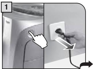 SAECO TALEA TOUCH - ACHTUNG! Die Maschine keinesfalls in Wasser tauchen! - 1