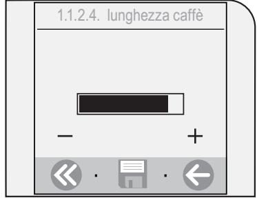 SAECO TALEA TOUCH - In questo menu si può selezionare : - 1