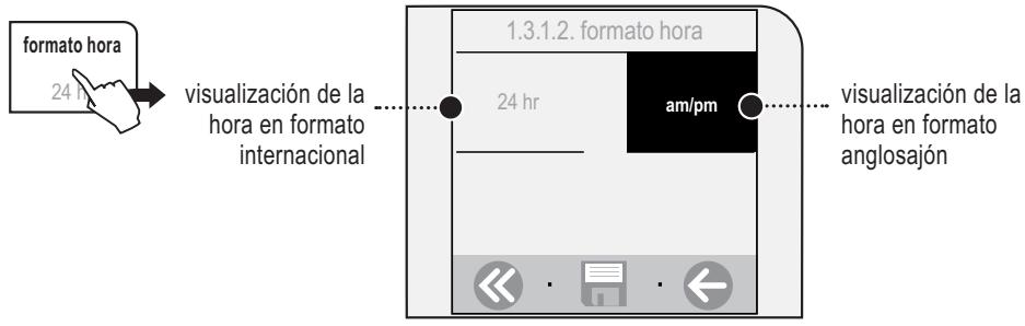 SAECO TALEA TOUCH - Formato hora - 1