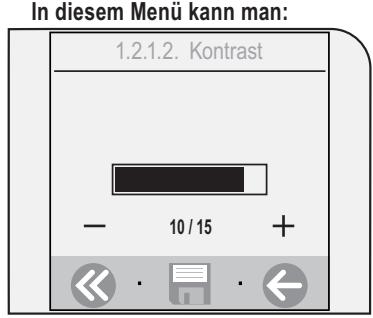 SAECO TALEA TOUCH - MENU «KONTRAST» - 3