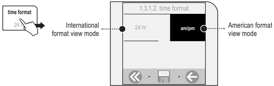 SAECO TALEA TOUCH - Time format - 1