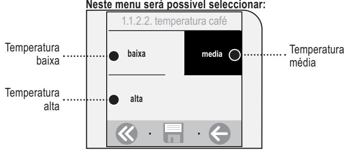 SAECO TALEA TOUCH - SELEÇA O TEMPERATUREA DO CAFÉ - 2