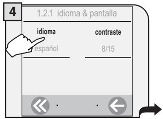 SAECO TALEA TOUCH - CONFIGURAR EL IDIOMA - 4