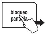 SAECO TALEA TOUCH - MENÜ «BLOQUEO PANTALLA» - 1