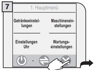 SAECO TALEA TOUCH - DIE SPRACHE EINSTELLLEN - 7