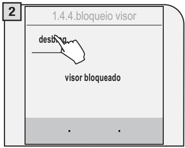 SAECO TALEA TOUCH - MENU «BLOQUEIO VISOR» - 3