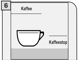 SAECO TALEA TOUCH - JEWEILS NUR EINEN MESSLÖFFEL GEMAHLENEN KAFFEE EINFÜLLEN. MIT DIESER FUNKTION BESTEHT NICT DIE MÖGLICHKEIT, ZWEI TASSEN KAFFEE GLEICHZEITIG AUSZUGEBEN. - 6