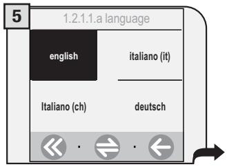 SAECO TALEA TOUCH - SETTING THE LANGUAGE - 5