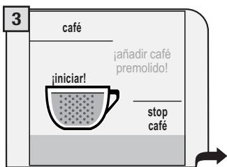 SAECO TALEA TOUCH - INTRODUICIR UNA SOLA CUCHARA DOSIFICADA DE CAFÉ MOLIDO A LA VEZ. NO SE PUEDEN SUMINISTRAR DOS CAFÉS SIMULTANÉAMENTE. - 3