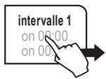 SAECO TALEA TOUCH - Réglage d'un intervalle de mise en marche - 1
