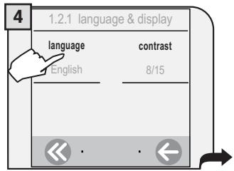 SAECO TALEA TOUCH - SETTING THE LANGUAGE - 4