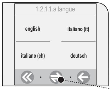 SAECO TALEA TOUCH - MENU «LANGUE» - 3