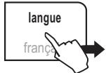 SAECO TALEA TOUCH - MENU «LANGUE» - 2