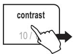 SAECO TALEA TOUCH - MENU «CONTRAST» - 2