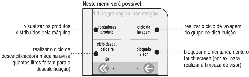 SAECO TALEA TOUCH - PROGRAMAÇESEs DE MANUTENÇAO - 1