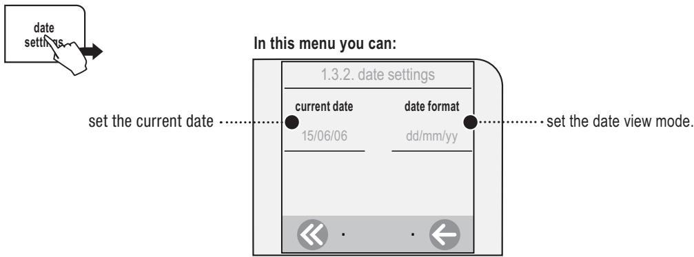 SAECO TALEA TOUCH - DATE SETTINGS - 1