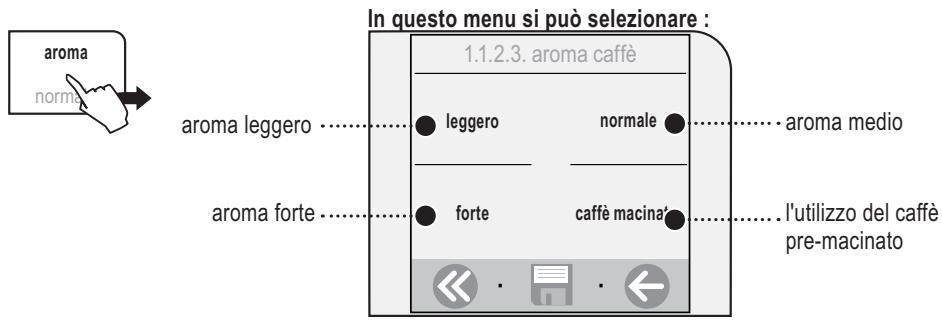 SAECO TALEA TOUCH - REGOLAZIONE «OPTI-DOSE» PER L'EROGAZIONE DEL CAFFÉ - 1