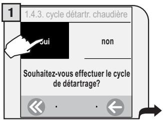 SAECO TALEA TOUCH - PENDANT CETTE OPÉRATION, LA PRÉSENCE D'UNE PERSONNE EST NÉCESSAIRE. ATTENTION! NE JAMAIS UTILISER DE VINAIGRE POUR DÉTARTRER LA MACHINE. - 2