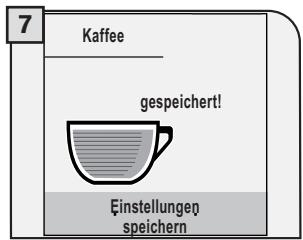 SAECO TALEA TOUCH - PROGRAMMIERUNG ESPRESSO / KAFFEE / GROSSER KAFFEE - 7