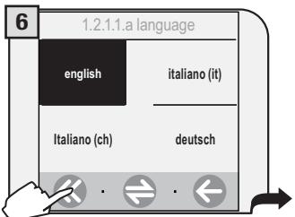 SAECO TALEA TOUCH - SETTING THE LANGUAGE - 6