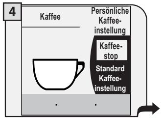 SAECO TALEA TOUCH - PROGRAMMIERUNG ESPRESSO / KAFFEE / GROSSER KAFFEE - 5
