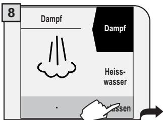 SAECO TALEA TOUCH - DAMPFAUSGABE - 9