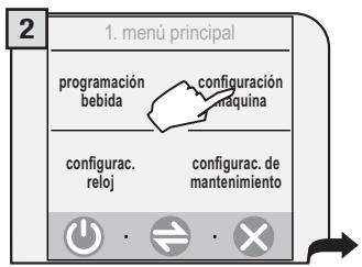 SAECO TALEA TOUCH - CONFIGURAR EL IDIOMA - 2