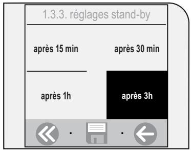 SAECO TALEA TOUCH - RéGLAGE STAND-BY - 2