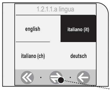 SAECO TALEA TOUCH - MENU «LINGUA» - 3