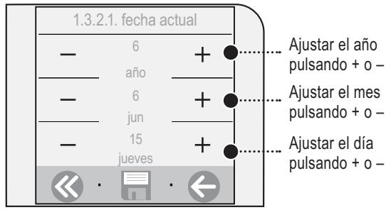 SAECO TALEA TOUCH - Fecha actual - 2