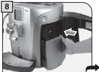 SAECO TALEA TOUCH - REINIGING VAN DE CENTRALE UNIT - 8