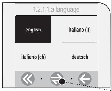 SAECO TALEA TOUCH - «LANGUAGE» MENU - 3