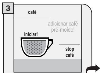 SAECO TALEA TOUCH - INTRODUZA SO UM MEDIDOR DE CAFÉ MOÍDO POR CADA VEZ. NÃO É POSSIVELDISTRIBUIR DOIS CAFÉS AO MESMO TEMPO. - 3