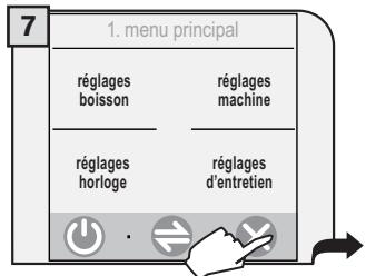 SAECO TALEA TOUCH - SELECTIONNER LA LANGUE - 7