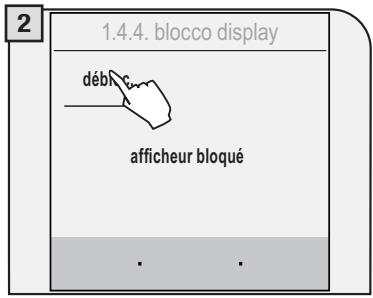 SAECO TALEA TOUCH - MENU «BLOCAGE AFFICHEUR» - 3