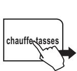 SAECO TALEA TOUCH - MENU « PLAQUE CHAUFFE-TASSES » - 1