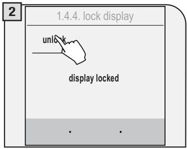 SAECO TALEA TOUCH - 《LOCK DISPLAY》MENU - 3